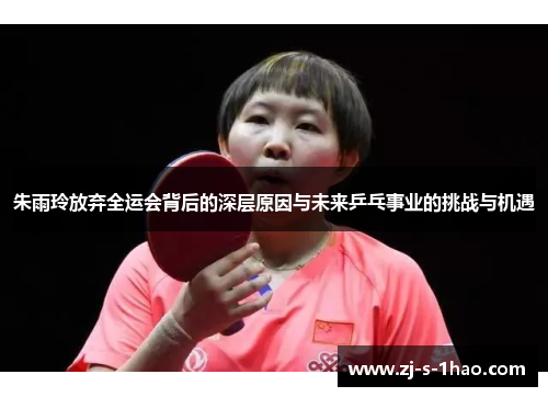 朱雨玲放弃全运会背后的深层原因与未来乒乓事业的挑战与机遇